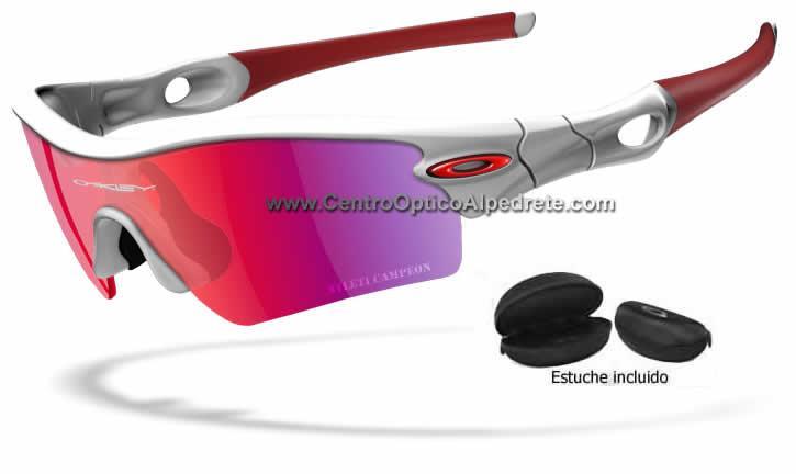 Oakley Radar, lente y texto modificable